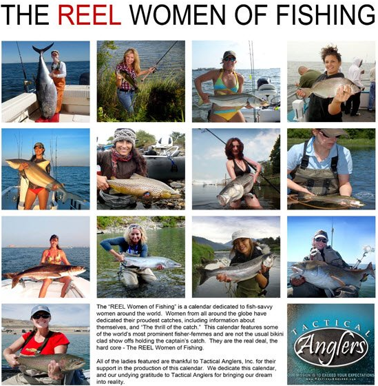 Fish360 The Reel Women of Fishing Calendar