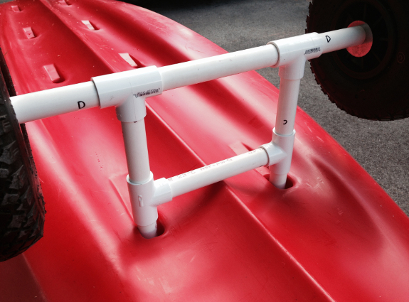 Fish360 DIY SOT Kayak Cart