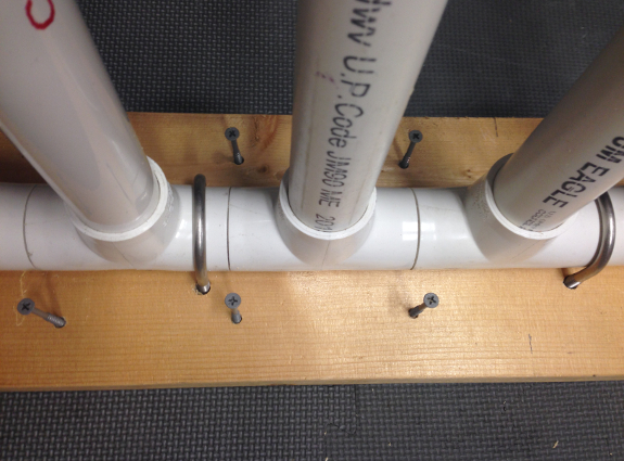 Fish360 DIY Wader Rack