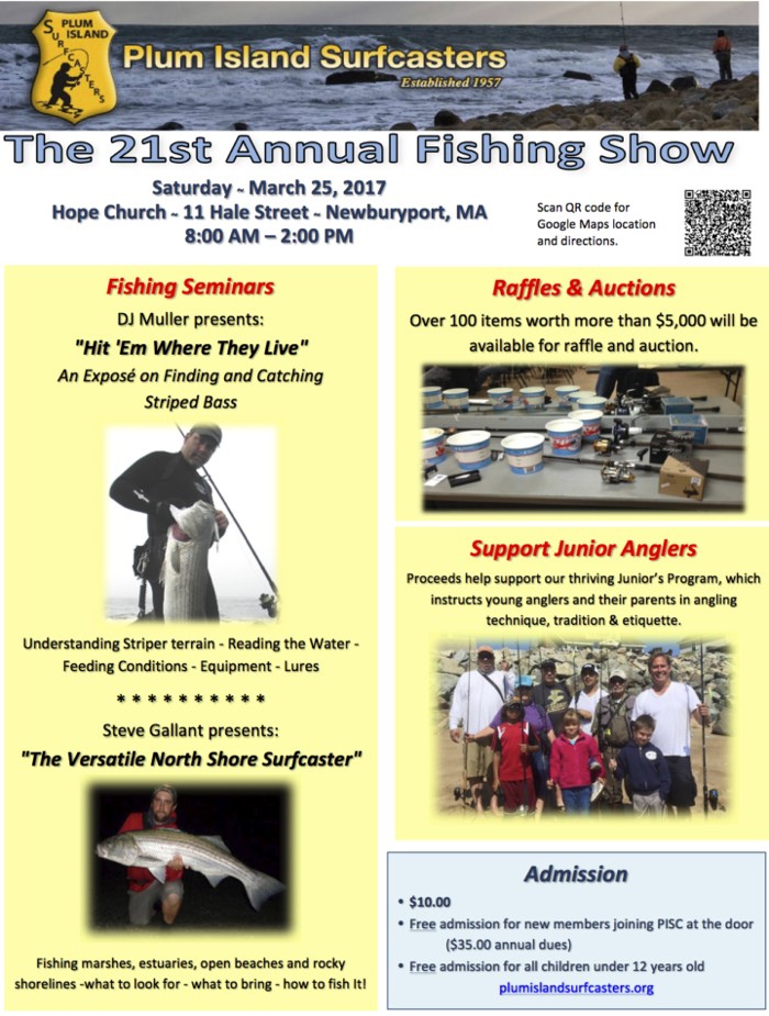 Fish360 Plum Island Surfcasters Fishing Show